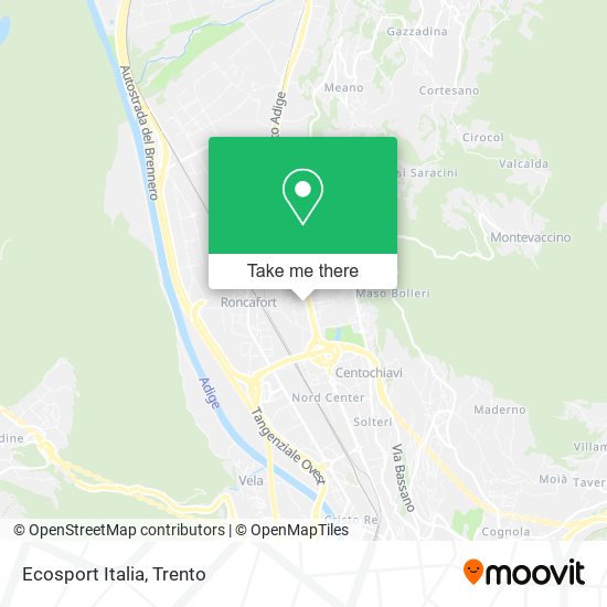 Ecosport Italia map