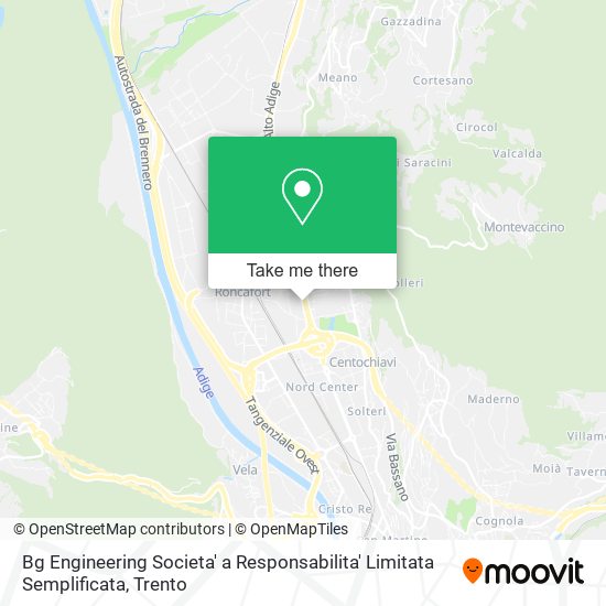 Bg Engineering Societa' a Responsabilita' Limitata Semplificata map