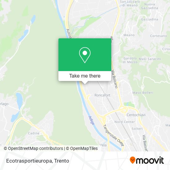 Ecotrasportieuropa map