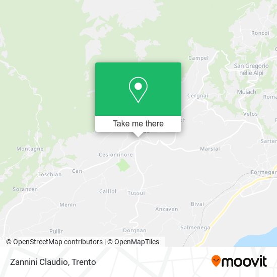 Zannini Claudio map