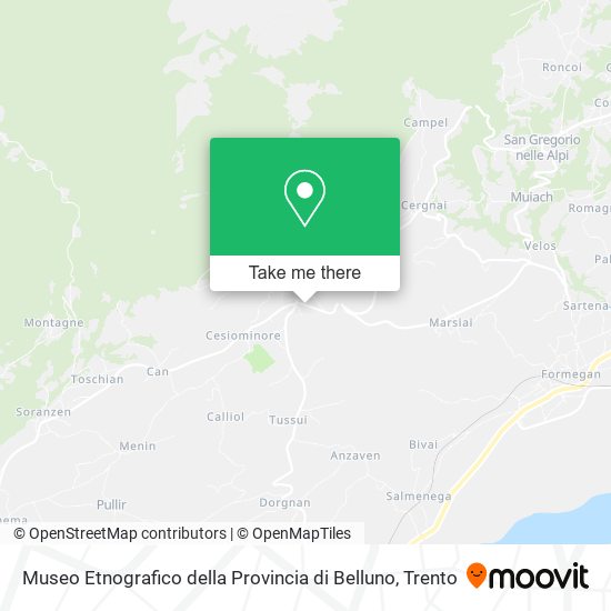 Museo Etnografico della Provincia di Belluno map