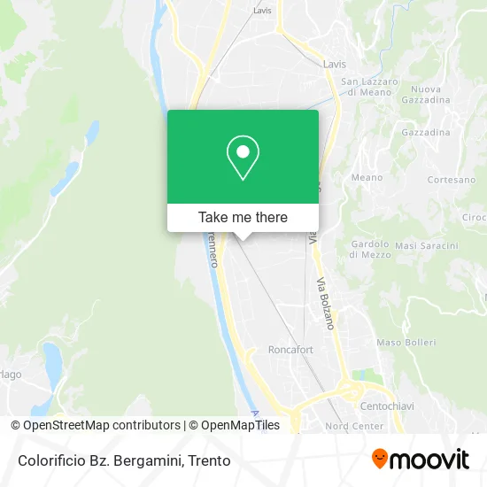 BZ. Bergamini Paint Store map