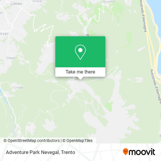 Adventure Park Nevegal map