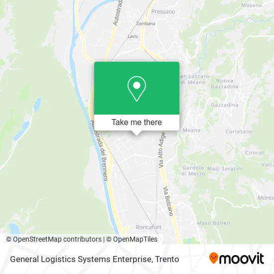 General Logistics Systems Enterprise map