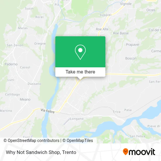 Why Not Sandwich Shop map