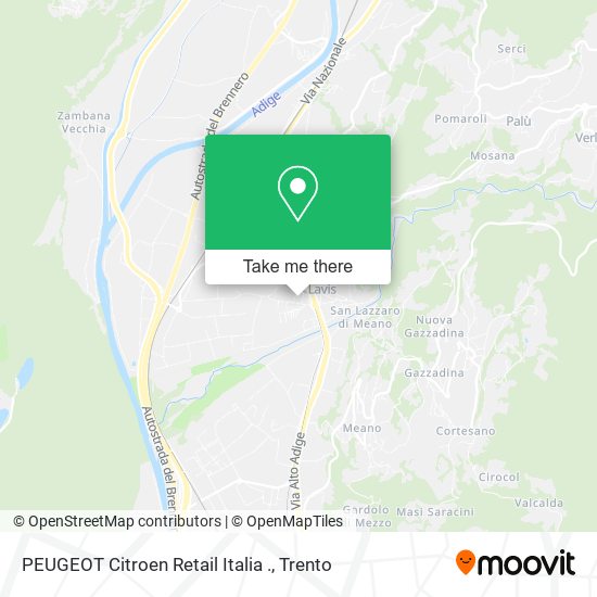 PEUGEOT Citroen Retail Italia . map