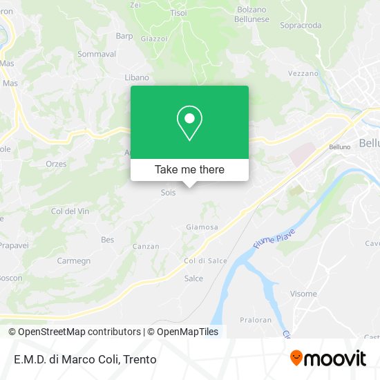 E.M.D. di Marco Coli map