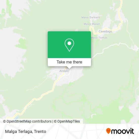 Malga Terlaga map