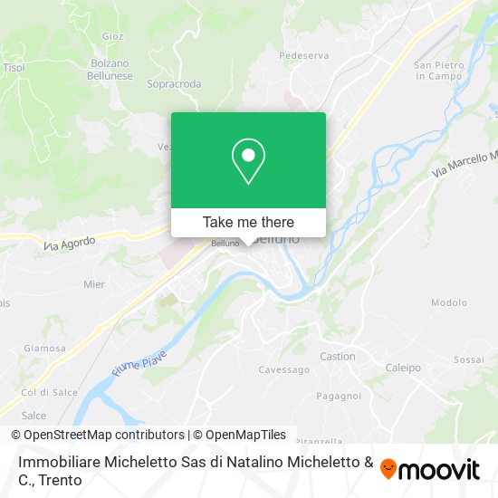 Immobiliare Micheletto Sas di Natalino Micheletto & C. map