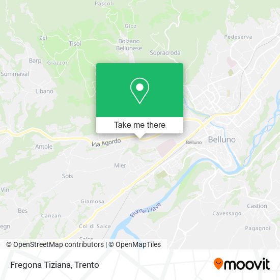 Fregona Tiziana map
