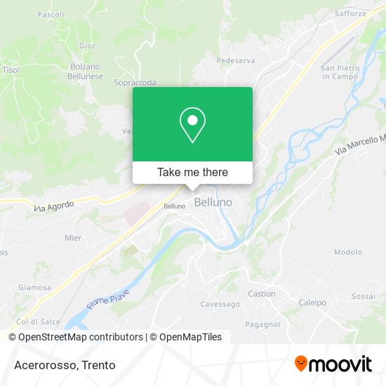 Acerorosso map