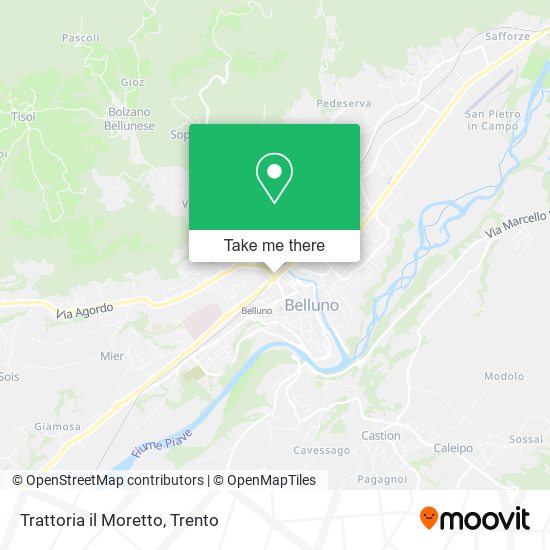 Trattoria il Moretto map