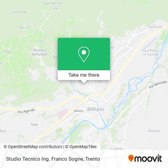 Studio Tecnico Ing. Franco Sogne map