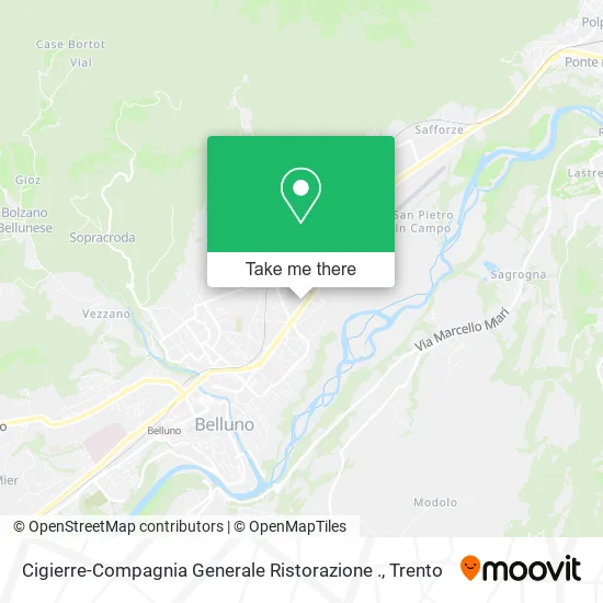 Cigierre-General Catering Company map