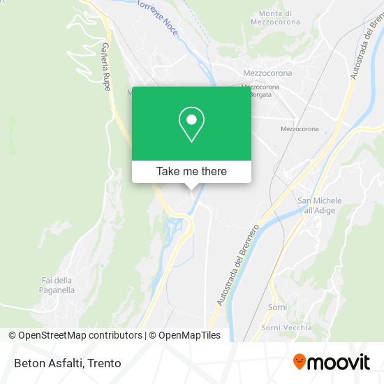 Beton Asfalti map