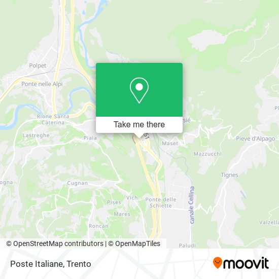 Poste Italiane map