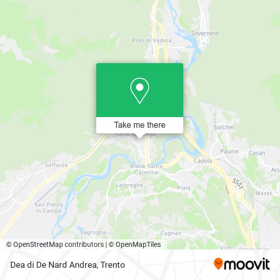 Dea di De Nard Andrea map
