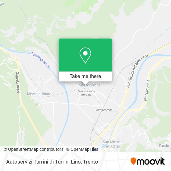 Autoservizi Turrini di Turrini Lino map