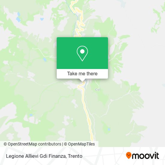 Legione Allievi Gdi Finanza map