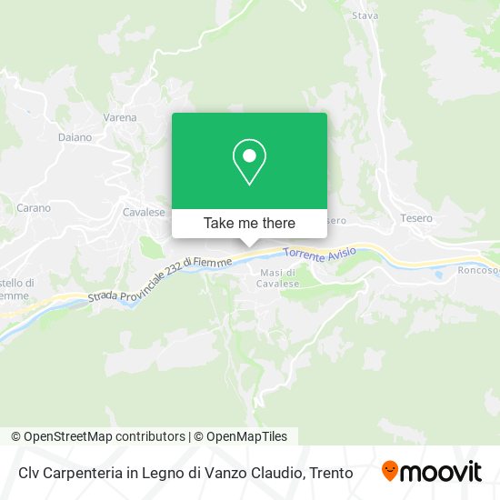 Clv Carpenteria in Legno di Vanzo Claudio map