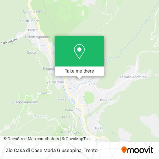 Zio Casa di Case Maria Giuseppina map