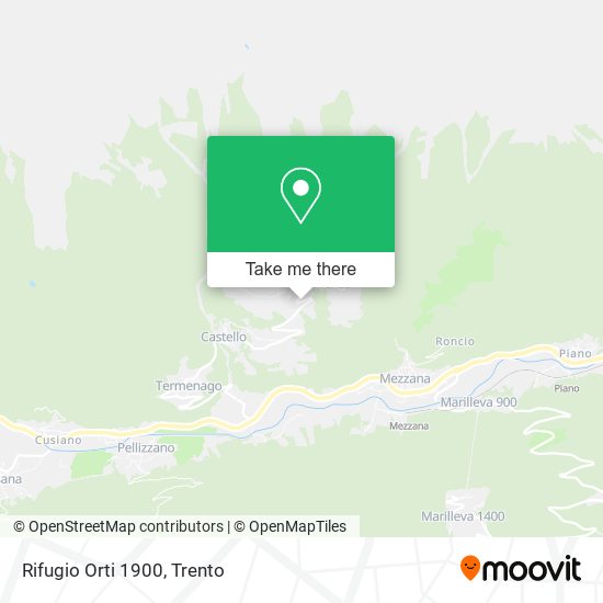 Rifugio Orti 1900 map