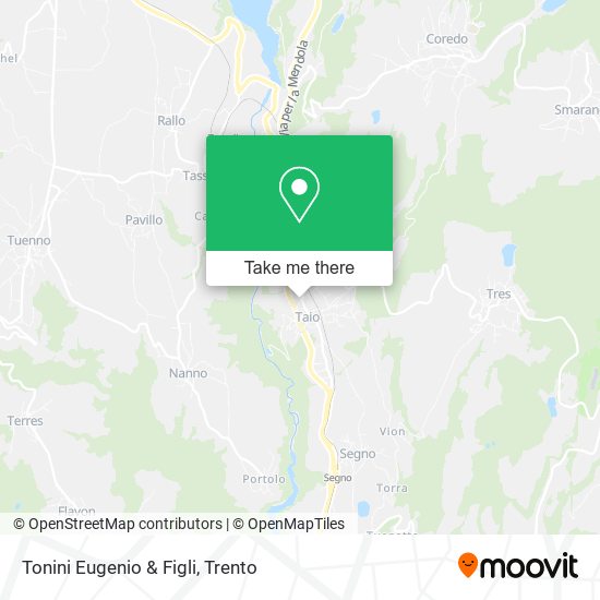Tonini Eugenio & Figli map