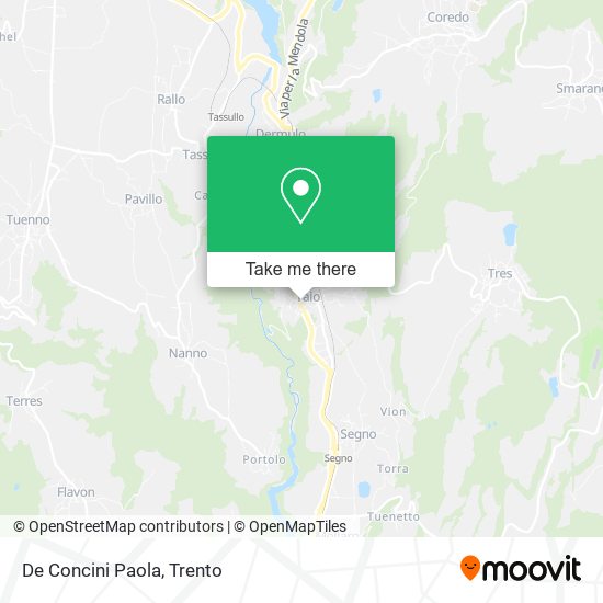 De Concini Paola map