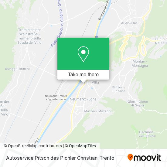 Autoservice Pitsch des Pichler Christian map
