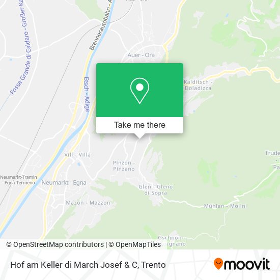 Hof am Keller di March Josef & C map