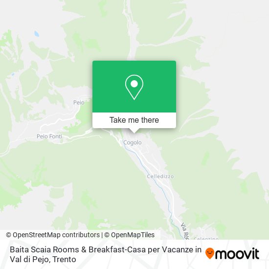 Baita Scaia Rooms & Breakfast-Casa per Vacanze in Val di Pejo map