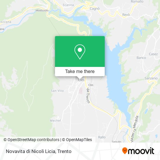Novavita di Nicoli Licia map
