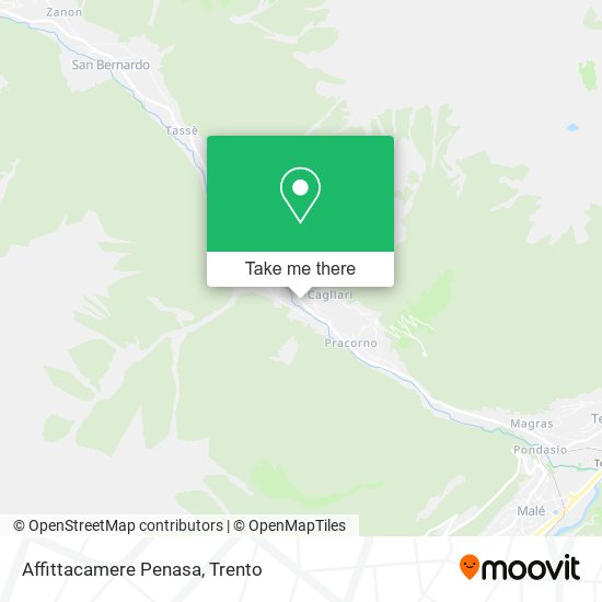 Affittacamere Penasa map