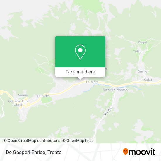De Gasperi Enrico map