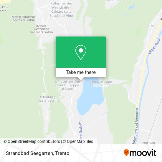 Strandbad Seegarten map