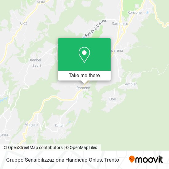 Gruppo Sensibilizzazione Handicap Onlus map