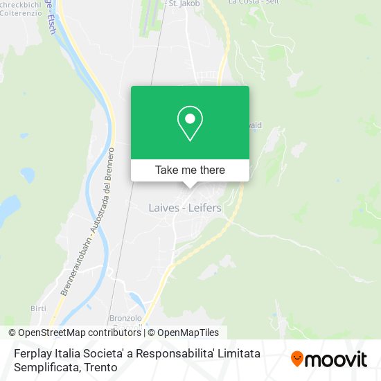 Ferplay Italia Societa' a Responsabilita' Limitata Semplificata map