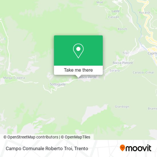 Campo Comunale Roberto Troi map