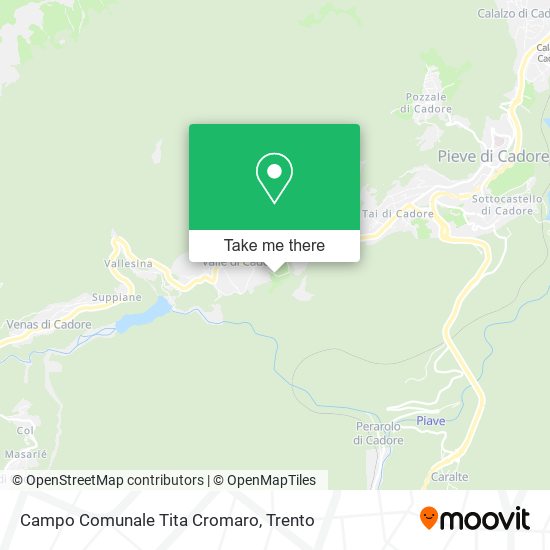 Campo Comunale Tita Cromaro map