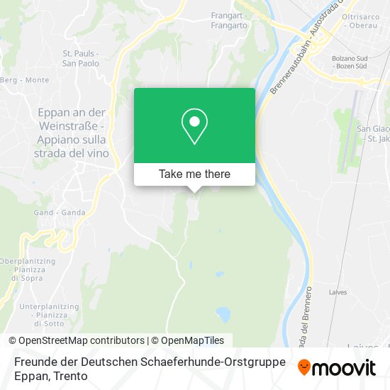 Freunde der Deutschen Schaeferhunde-Orstgruppe Eppan map