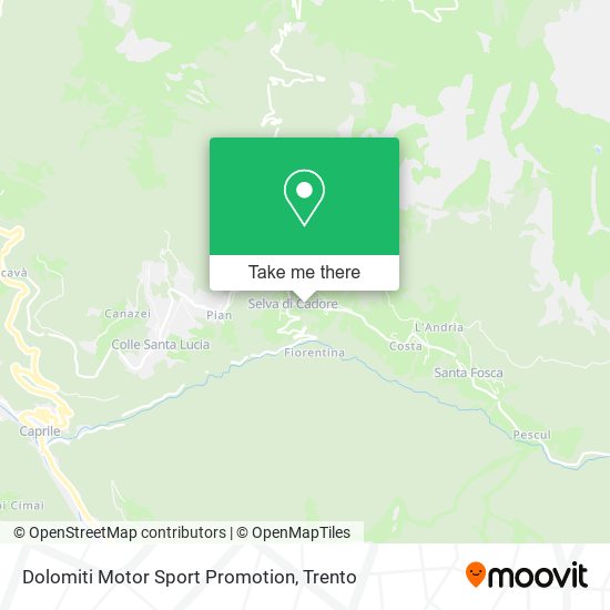 Dolomiti Motor Sport Promotion map