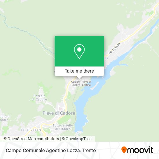 Campo Comunale Agostino Lozza map