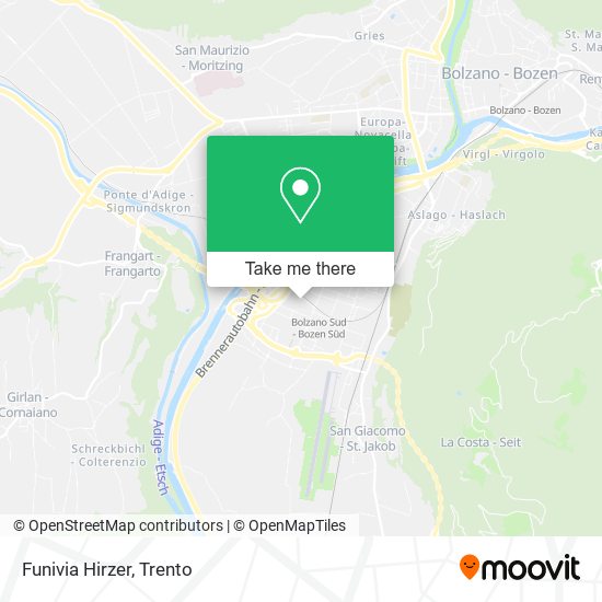 Funivia Hirzer map