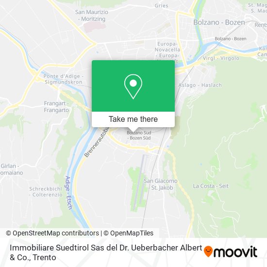 Immobiliare Suedtirol Sas del Dr. Ueberbacher Albert & Co. map