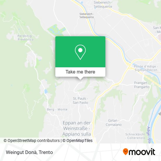 Weingut Donà map