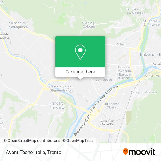 Avant Tecno Italia map