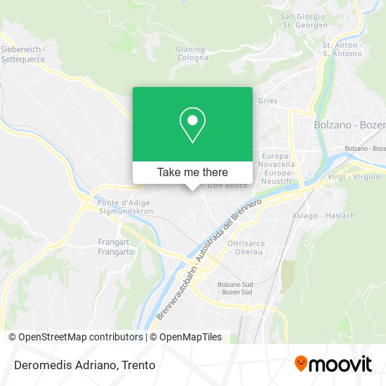 Deromedis Adriano map