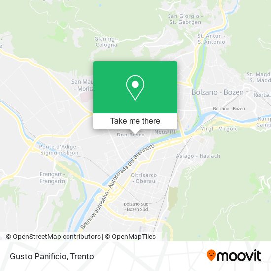Gusto Panificio map