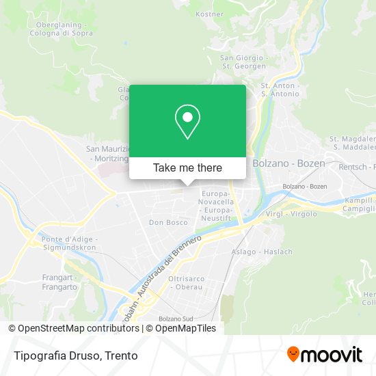 Tipografia Druso map