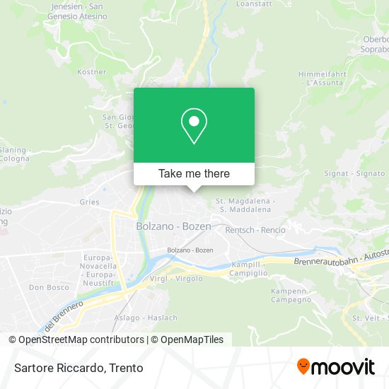 Sartore Riccardo map